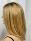 #398 Highest Quality Remy Human Hair Extra Thin medical cap silk top lace front (M)17”