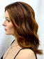 #425**New Extra Light Thin Medical Cap**Highest Quality Remy Human Hair Silk top Lace Front Wig (M)17”