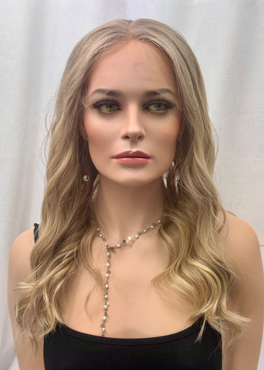 $445 **FINAL SALE** Highest Quality Remy Human Hair Lace Top Wig with Low Density (S)21”