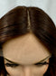 #427 **New Extra Light Thin Medical Cap**Highest Quality Remy Human Hair Silk top Lace Front Wig (M)14”