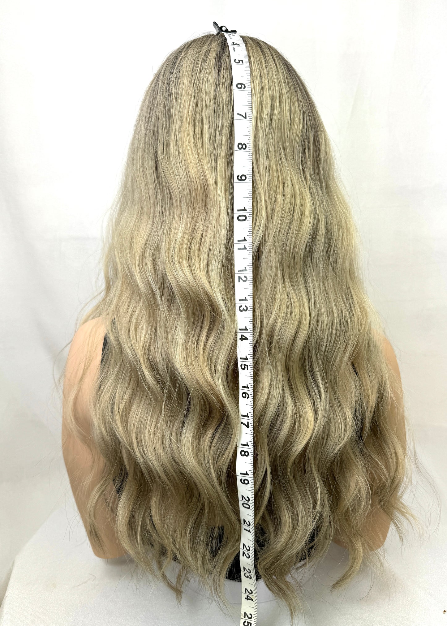 #335 **FINAL SALE** Highest Quality Remy Human Hair Medical Cap Wig (M)24/25”