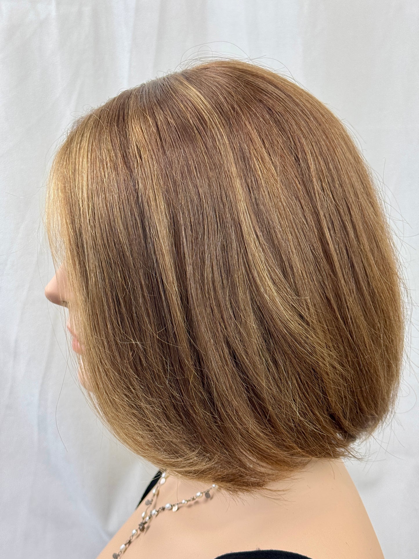 #562 Highest Quality Remy Human Hair, Slavic Texture Lace Top Wig (S) 12“