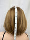 #472 Highest Quality Remy Human Hair with Russian Texture Silk Top Wig (M) 12”