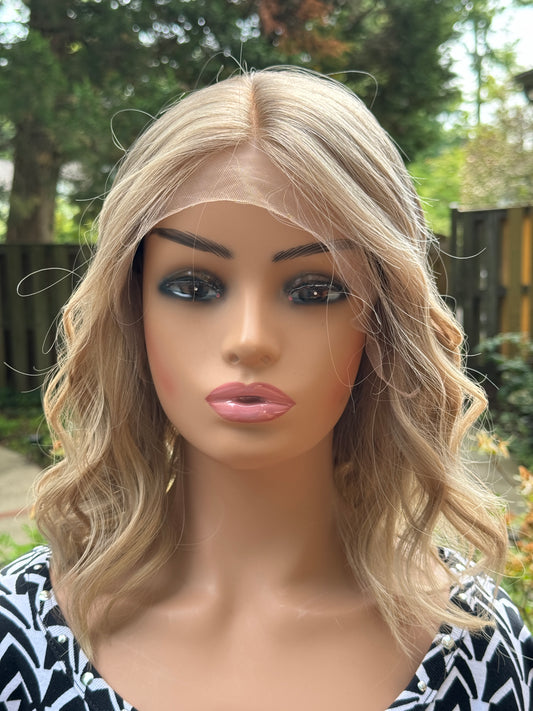#373 Highest Quality Remy Human Hair Lace Top Wig (S) 16”