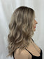 #556 Highest Quality Remy Human Hair Medical Cap ( French drawn) with extra thin silk top and lace front (M) 18“