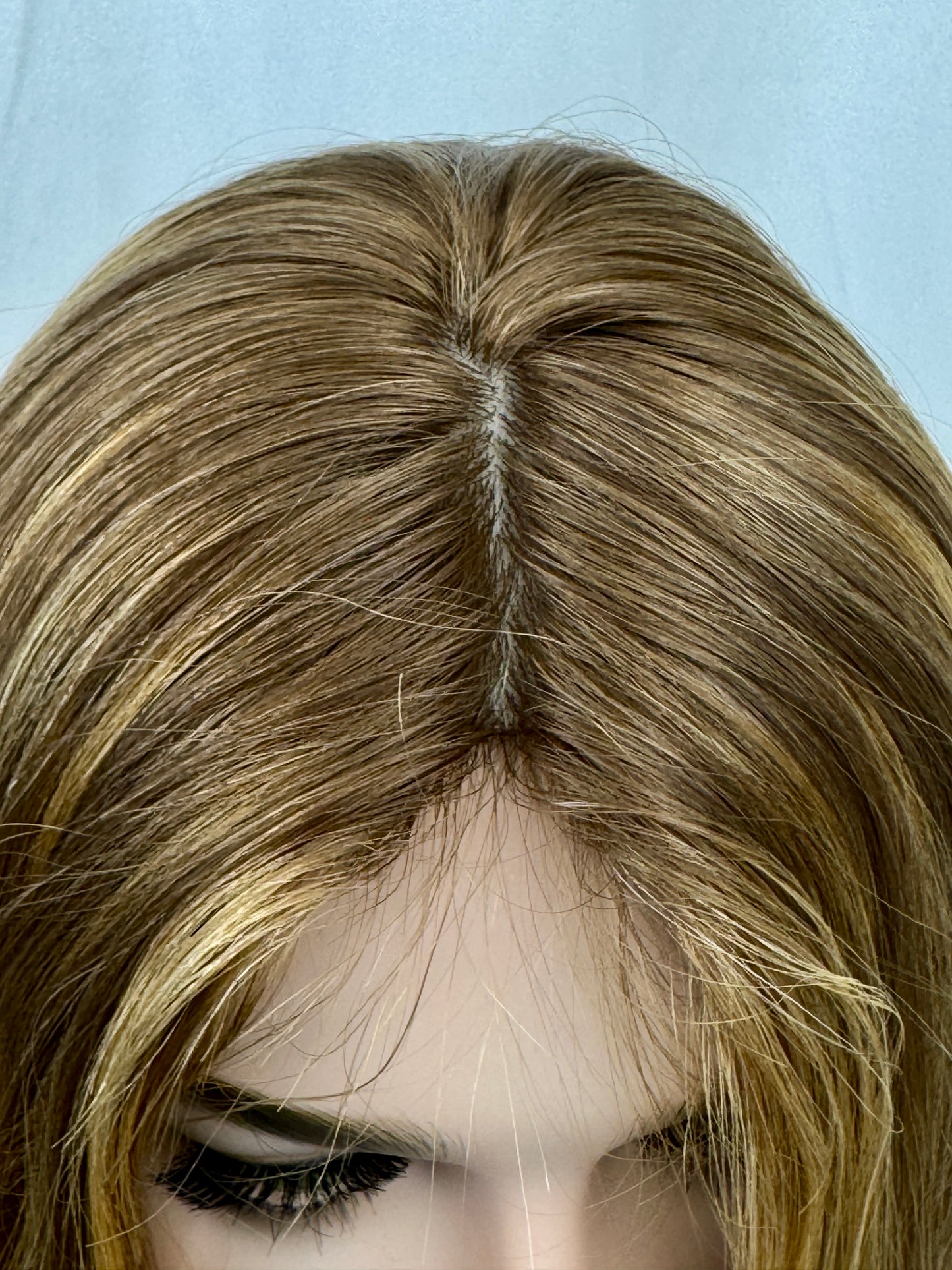 #472 Highest Quality Remy Human Hair with Russian Texture Silk Top Wig (M) 12”