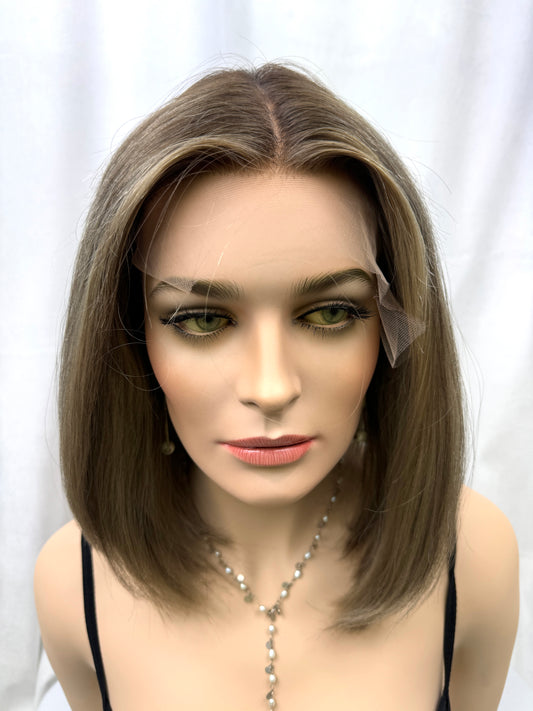 #432 **FINAL SALE** Highest Quality Remy Human Hair Lace Top Wig (S) 15/16”