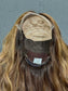 #548 Highest Quality Remy Human Hair  French Drawn extra thin Silk Top with Lace Front Medical Cap (M)19“