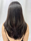 #438 Highest Quality Remy Human Hair Low Density Lace Top Wig (S) 23”