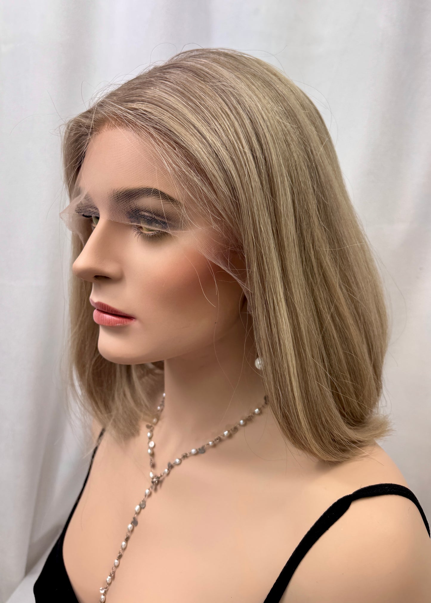 #441 Highest Quality Remy Human Hair Lace Top Wig (S) 15” ( reserved for L. N. )