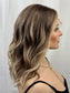 #533 Highest Quality Remy Human Hair Lace Top Wig with silk and silicone liner (S)17“