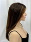 #421 Highest Quality Remy Human Hair Gripper Cap Full Lace Wig (M)23”