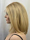 #526 highest quality Remy human hair lace top wig with silk/silicone liner (S)16“