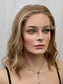 #478 French Drawn Medical Cap with light density and highest quality Remy Human hair (S) 16”