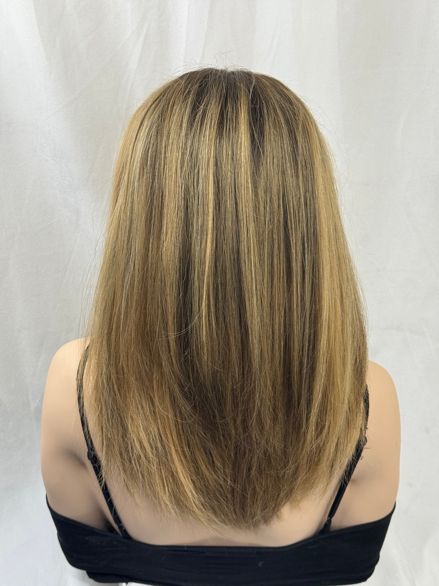 #561 Highest Quality Remy Human Hair Lace Top Wig (M)20”
