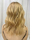 #429 Highest Quality Remy Human Hair EXTRA LIGHT AND LOW DENSITY Medical Cap French drawn silk top with lace front (S) 16”