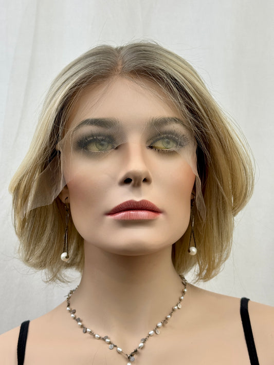 #518 Highest Quality Remy Human Hair Lace Top Wig (S) 13“