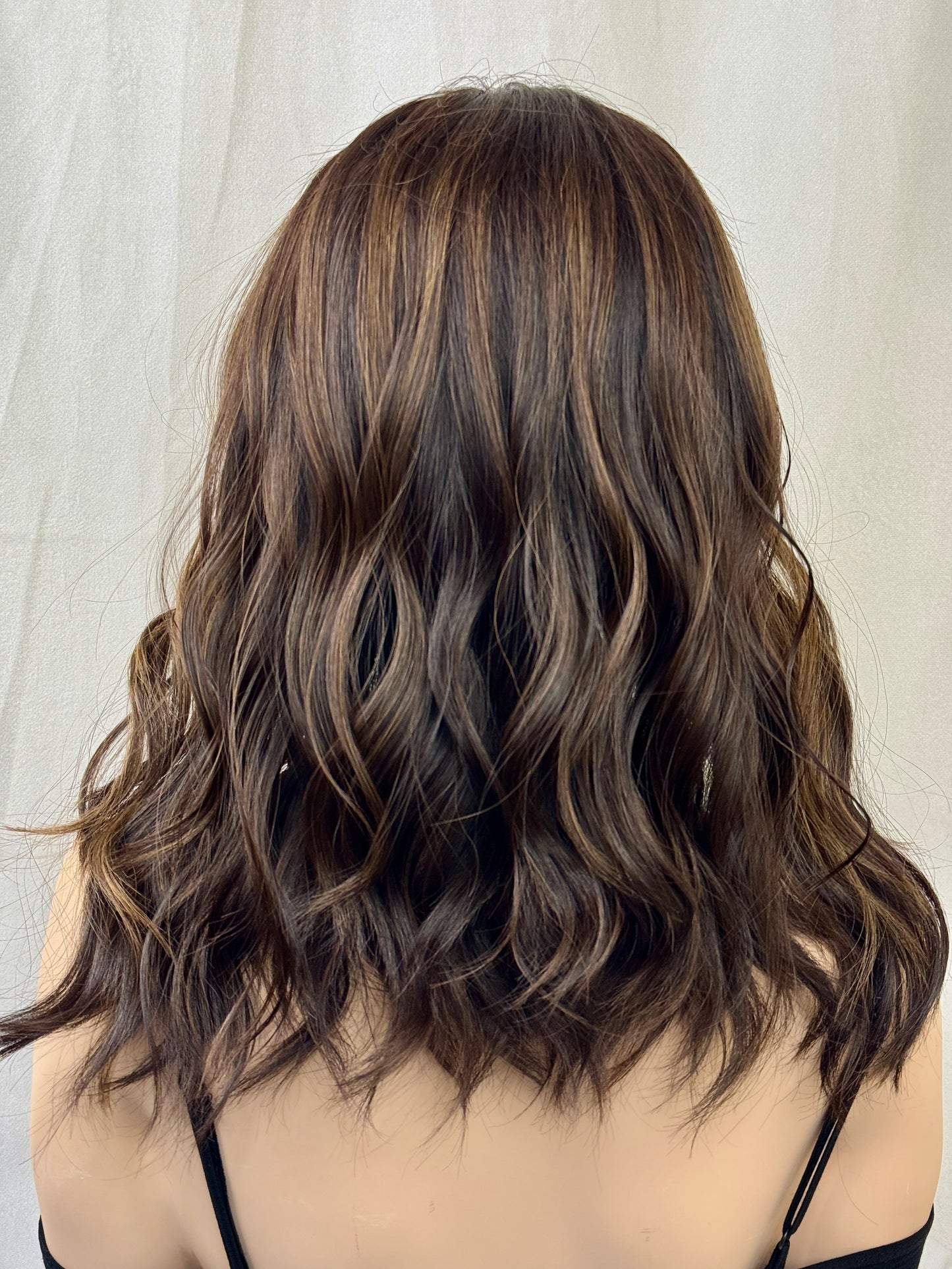 #514 Highest Quality Remy Human Hair Lace Top Kosher Wig (S/M) 19”