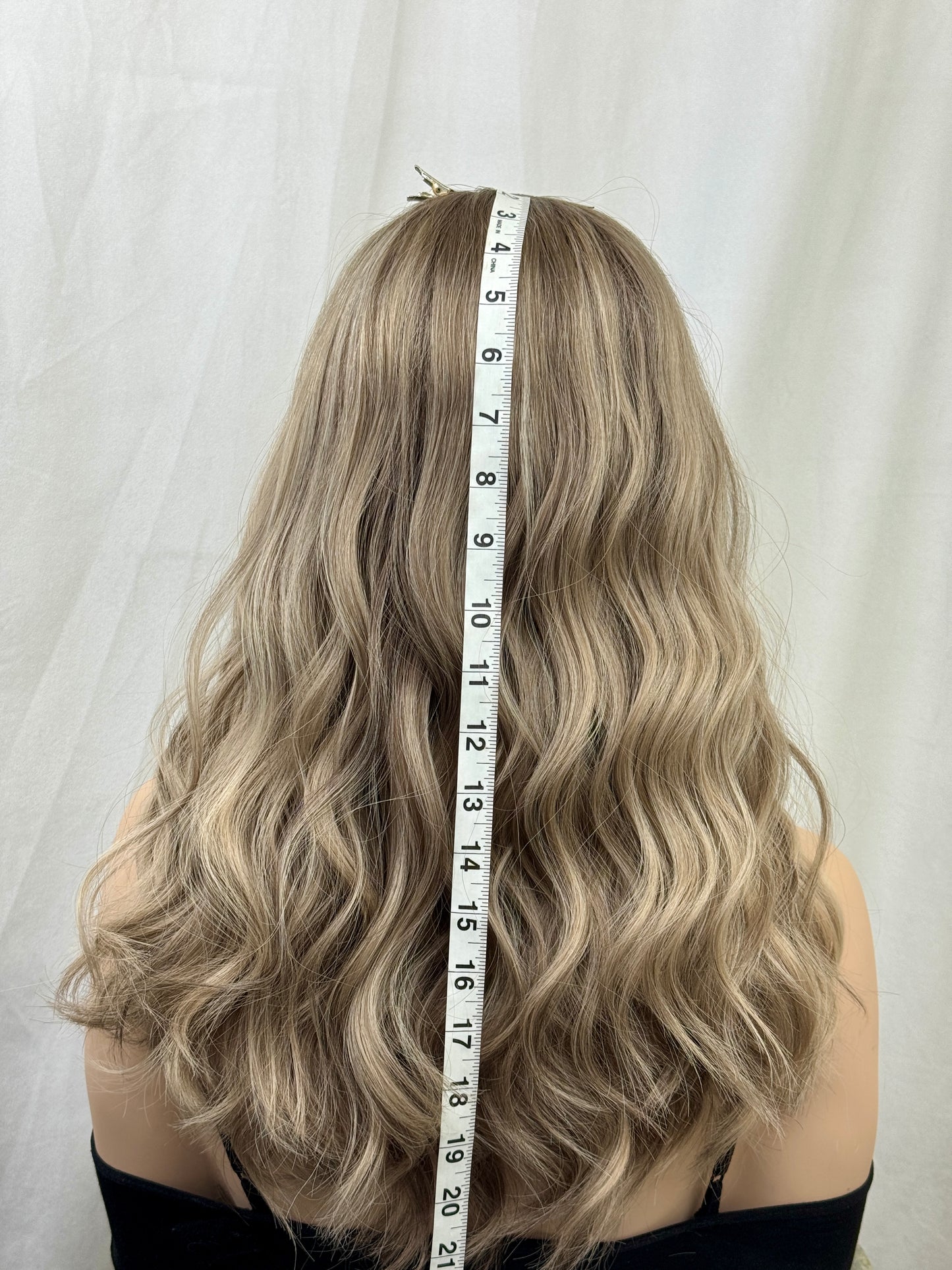 #547 Highest Quality Remy Human Hair traditional medical cap silk top with lace front (M)21/22“