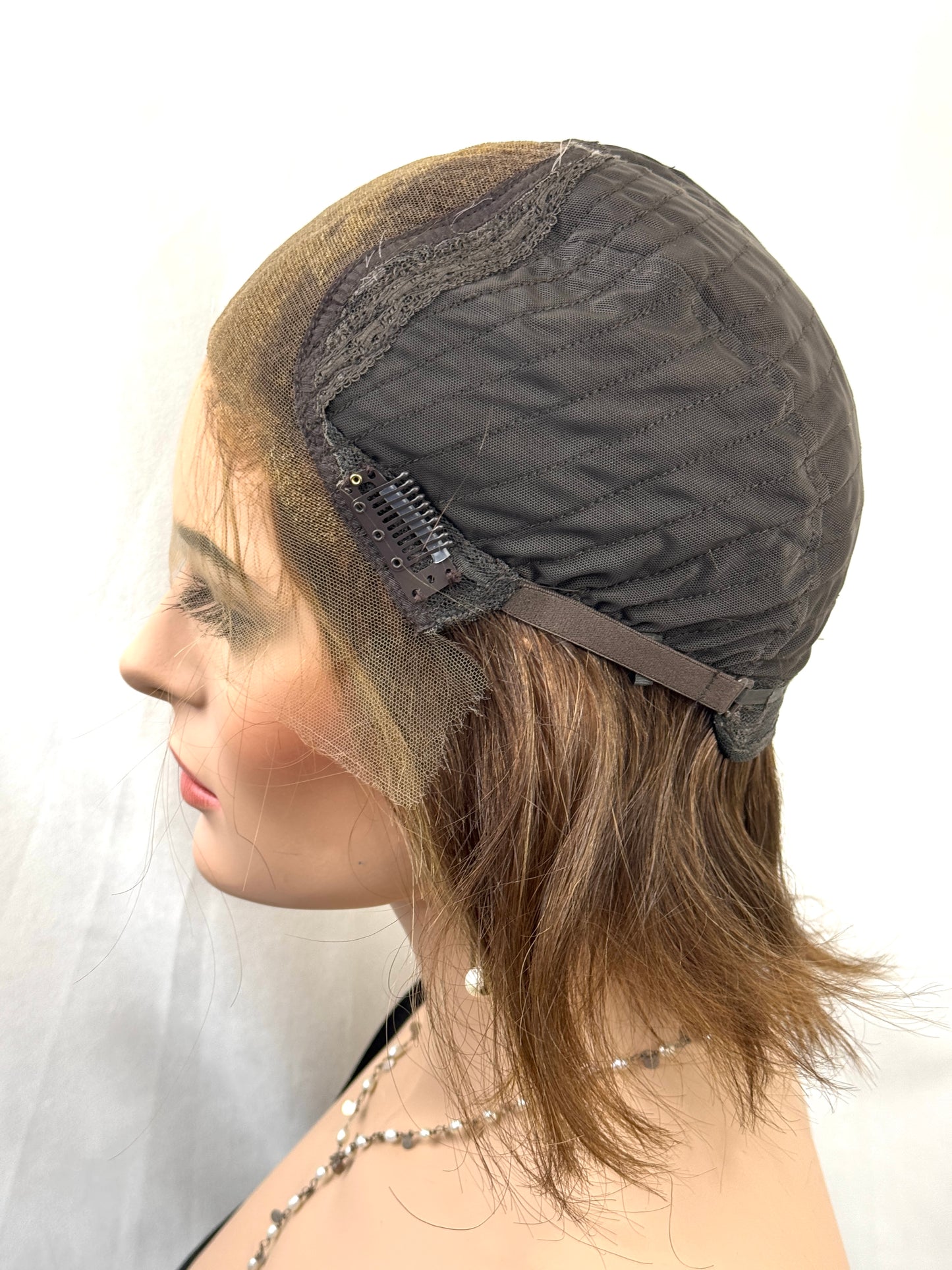 #562 Highest Quality Remy Human Hair, Slavic Texture Lace Top Wig (S) 12“