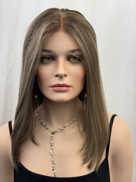 #505 Highest Quality Remy Human Hair Lace Top Wig (S) 16/17