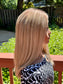 #550 Highest Quality Remy Human Hair medical cap wig with French drawn silk top and lace front and extra light cap and density (S)19“