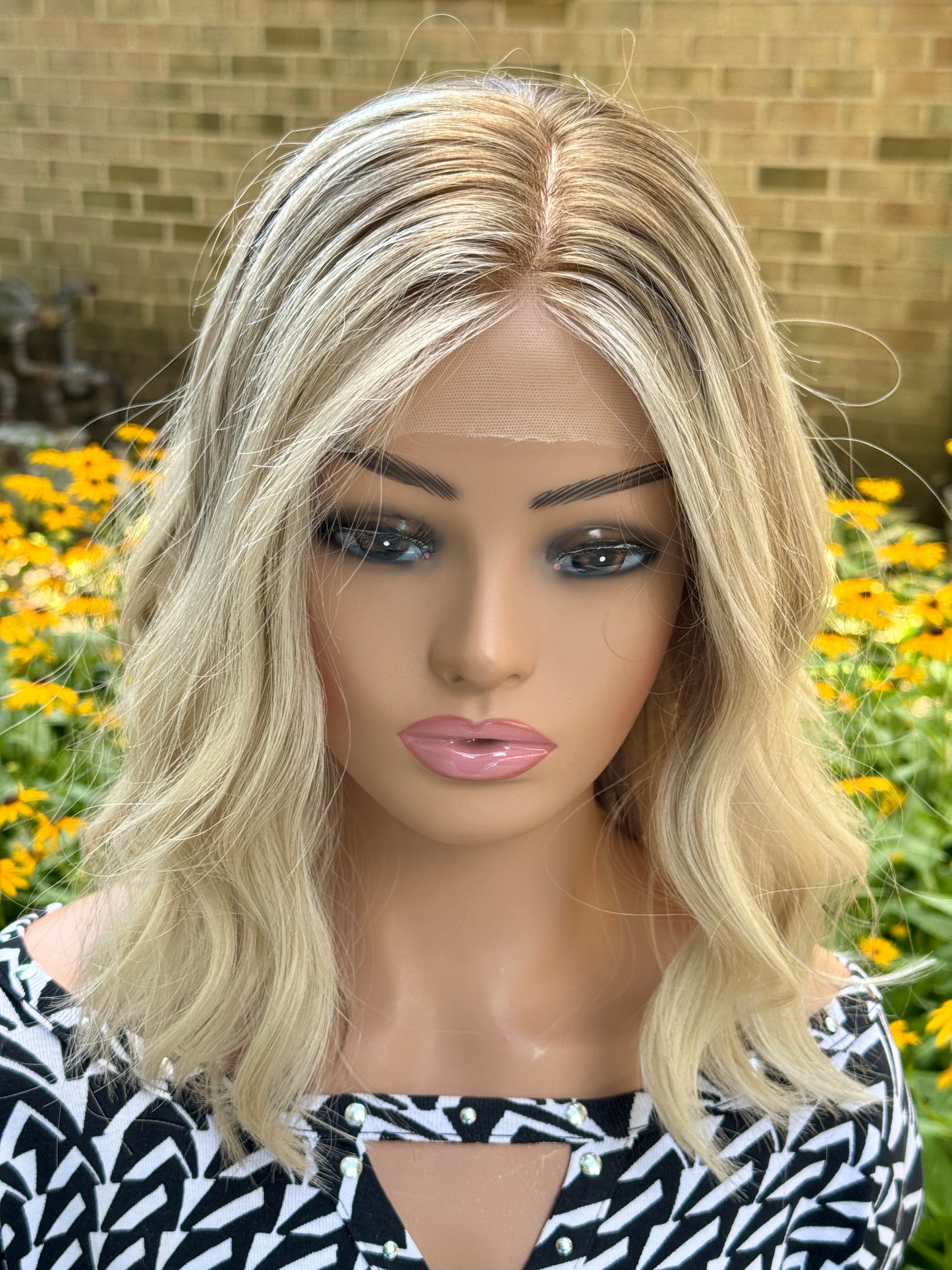 #477 Extra light low density medical Cap, Highest Quality Remy Human Hair Wig (S) 16/17”