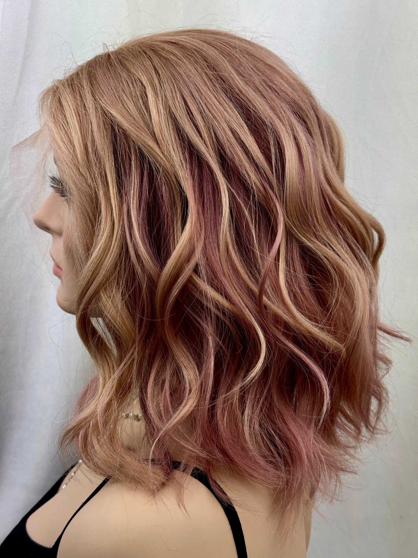 #498 Highest Quality Remy Human Hair Lace Top Wig (M)15/16”