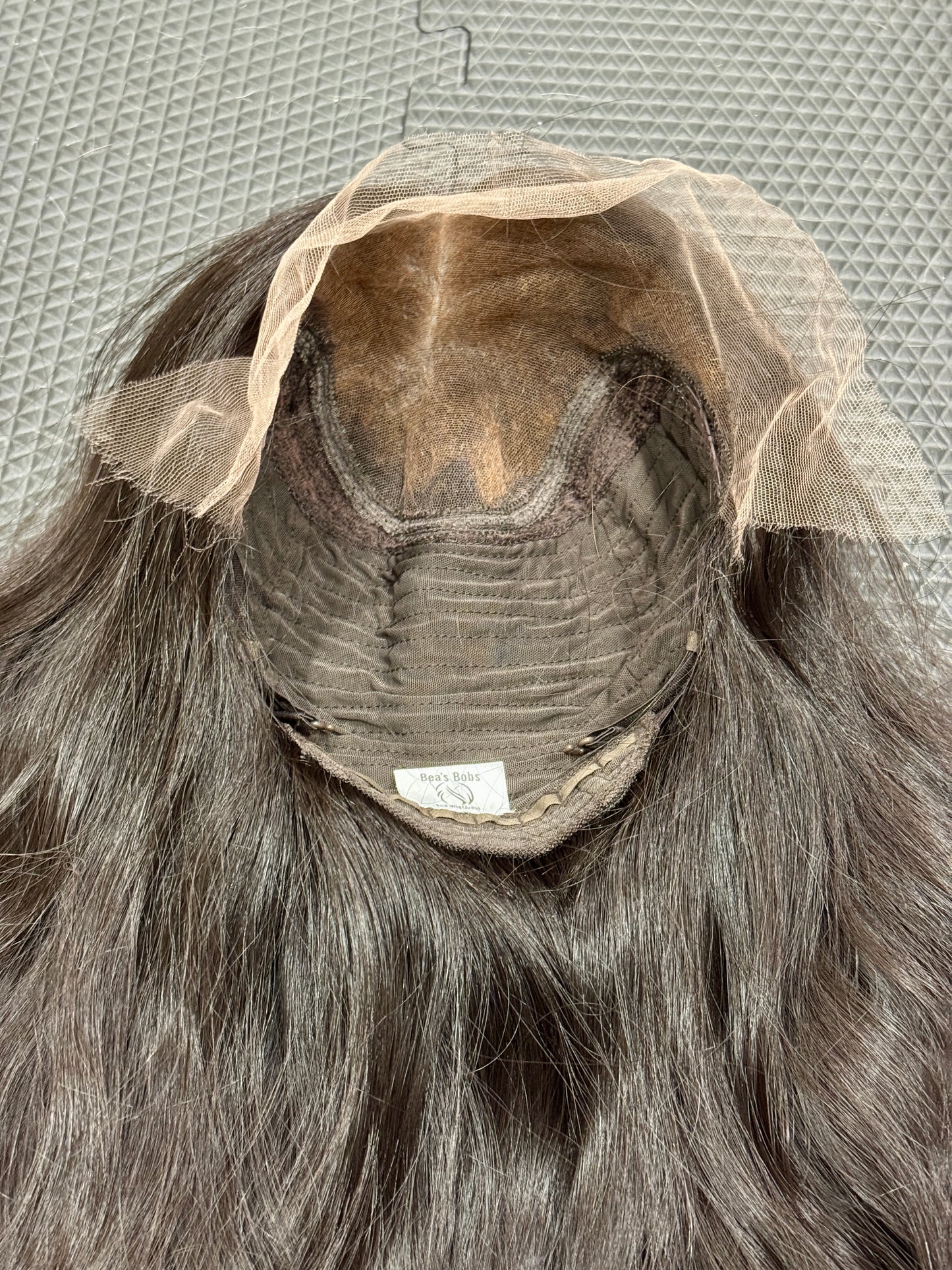 #519 Highest Quality Remy Human Hair Lace Top Wig (low density)(S)22“