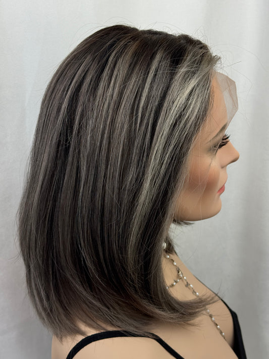 #541 Highest Quality Remy Human Hair Lace Top Wig (S) 16“