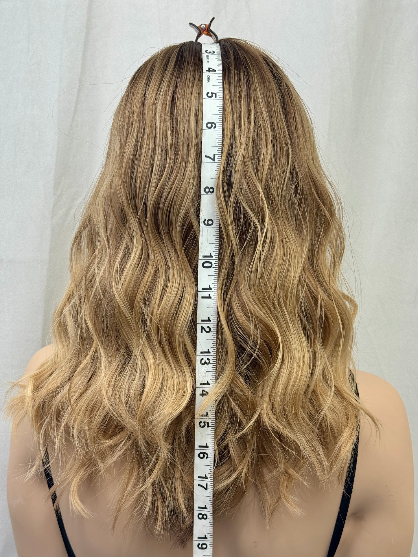 #461 Highest Quality Remy Human Hair Medical Cap French Drawn, extra thin Silk Top with Lace Front (M) 18/19”