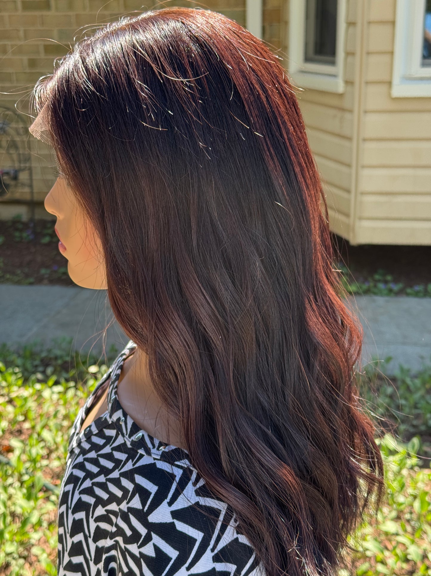 #536 Highest Quality Remy European Texture Human Hair Lace Top wig (S)19“