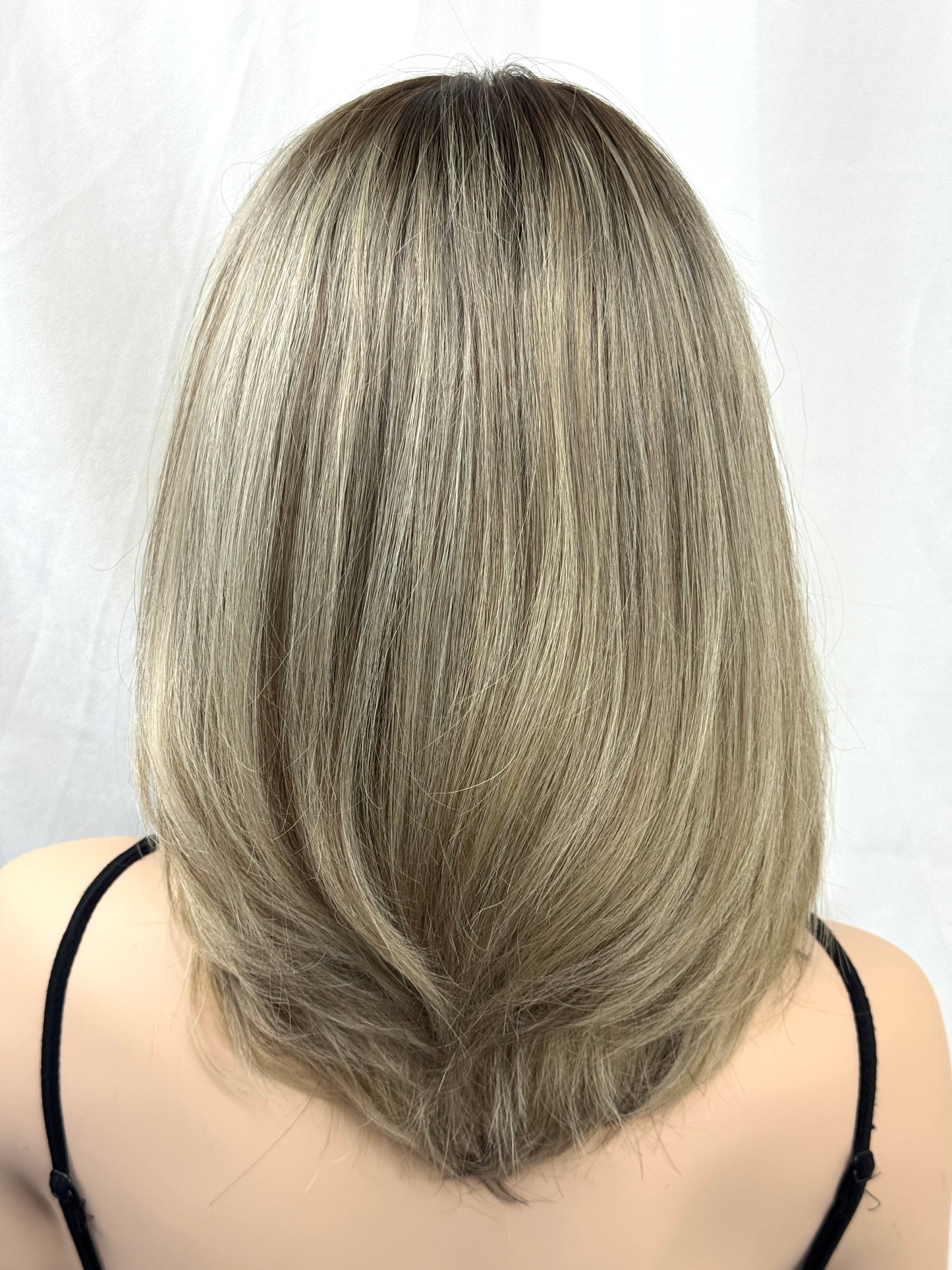 #558 Highest Quality Remy Human Hair Lace Top Wig (S)16”