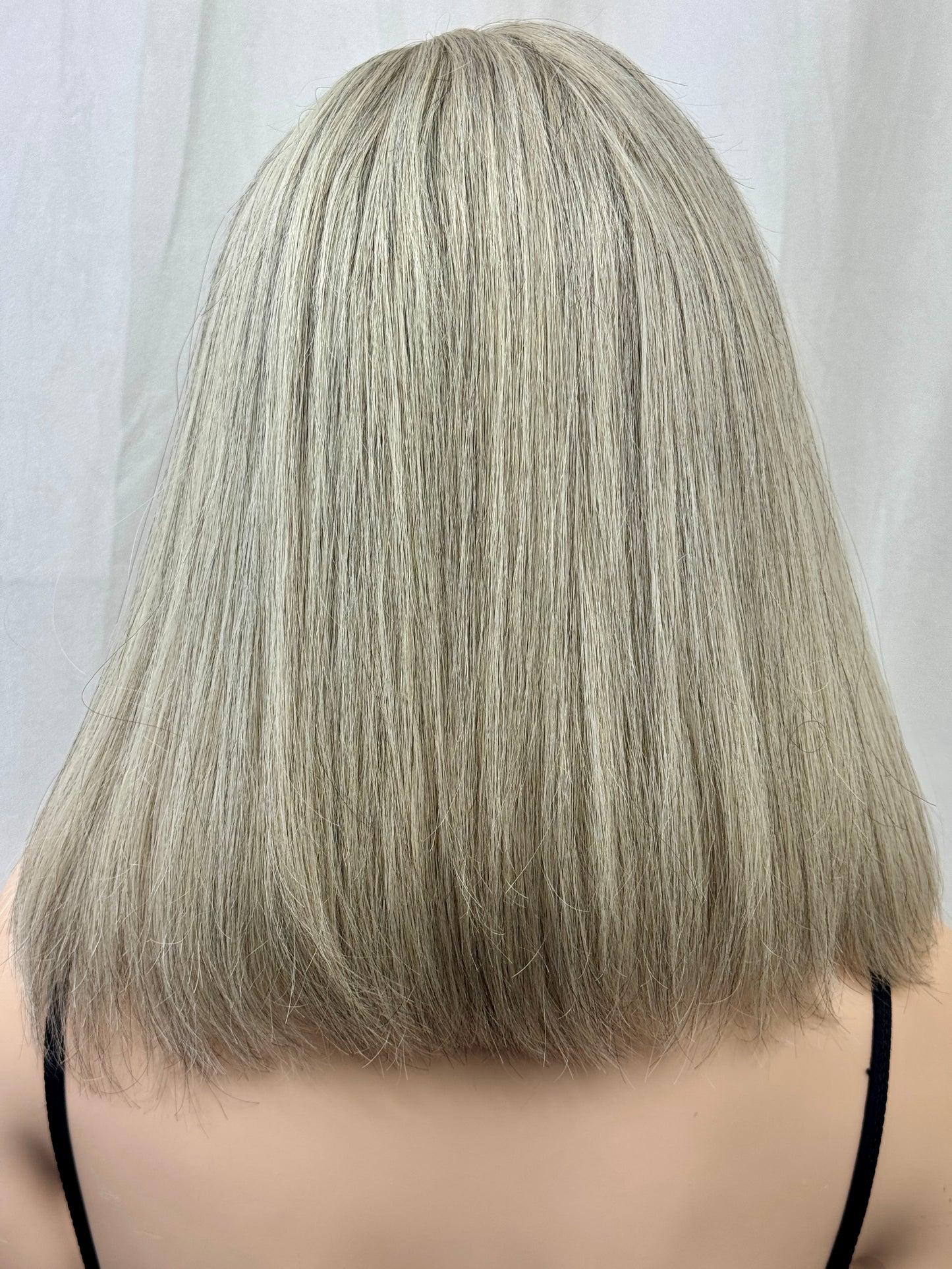 #462 Highest Quality Remy Human Hair Lace Top Kosher Wig (S) 15”