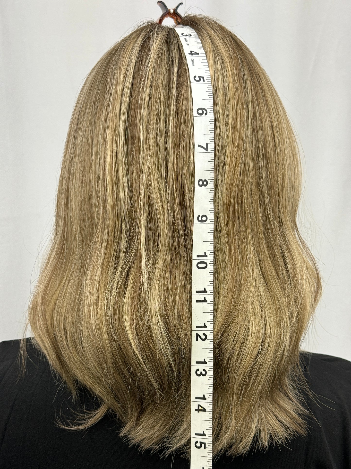 #329 **Final Sale**Highest Quality Remy Human Hair Lace Top Kosher Wig (M)15/16”