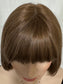 #454 **FINAL SALE**Highest Quality Remy Russian Human Hair Silk Top Kosher Wig (M) 12”