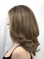 #510 Highest quality Remy Human Hair Lace Top Wig ( with Medical cap features) (M) 18“