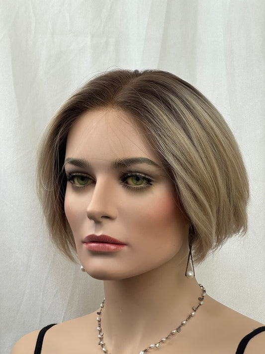 #559 Highest Quality Remy Human Hair Lace Top Wig (S) 10”