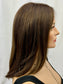 #358 Highest Quality Remy Human Hair Lace Top Kosher Wig (S) 17/18”