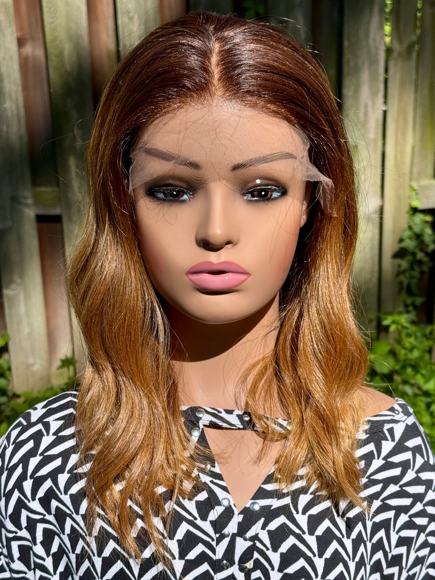 #544 Highest Quality Remy Human Hair with silicone/silk liner (S)19“
