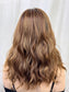 #548 Highest Quality Remy Human Hair  French Drawn extra thin Silk Top with Lace Front Medical Cap (M)19“