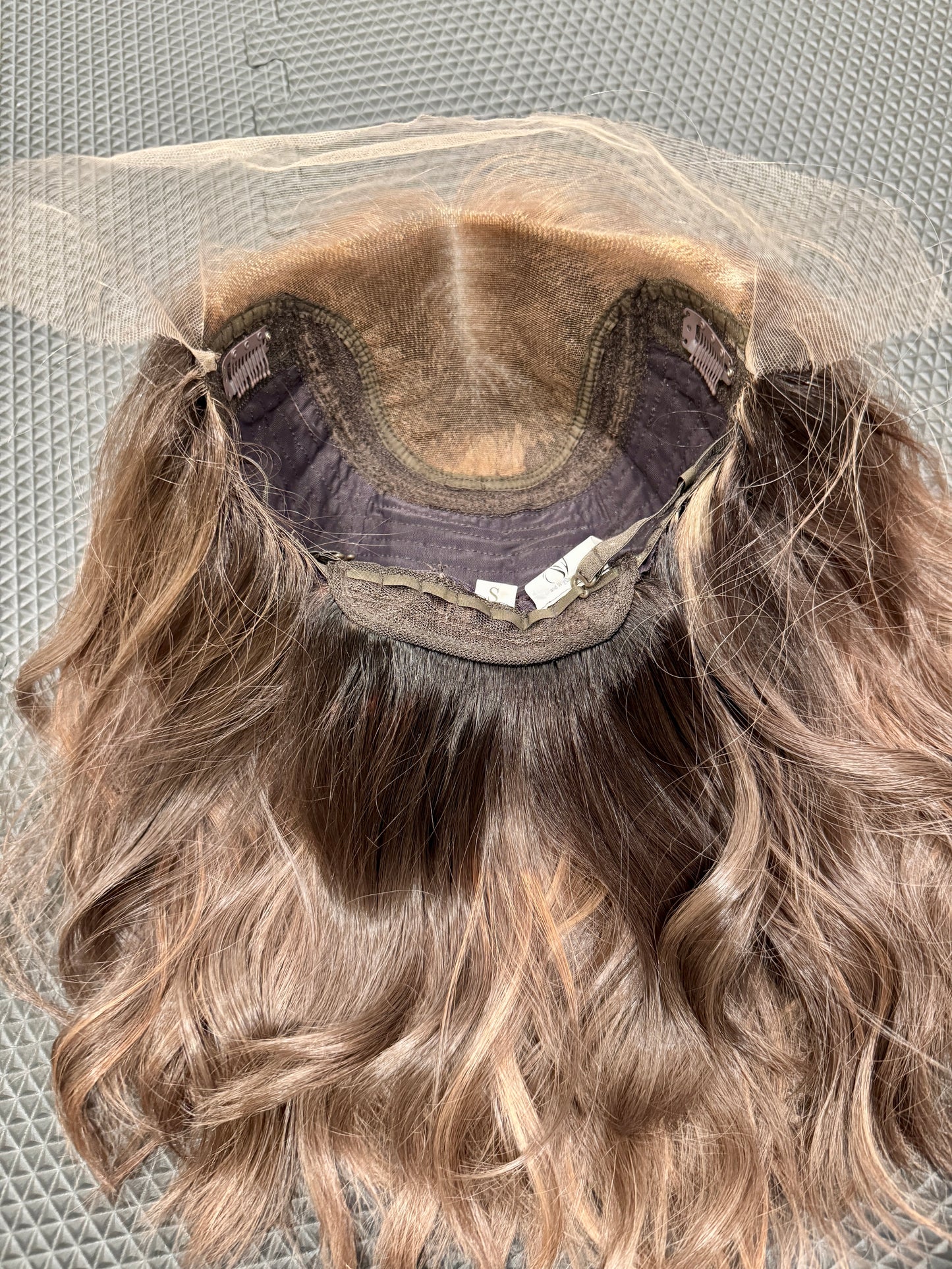 #489 Highest Quality Remy Human Hair Lace Top Wig (S)16”
