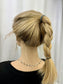 #392 highest Quality Remy Human Hair Lace Top Ponytail Wig (S) 24”