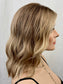 #531 Highest Quality Remy Human Hair medical cap wig with French drawn silk top and lace front and extra light cap and density (S)16”