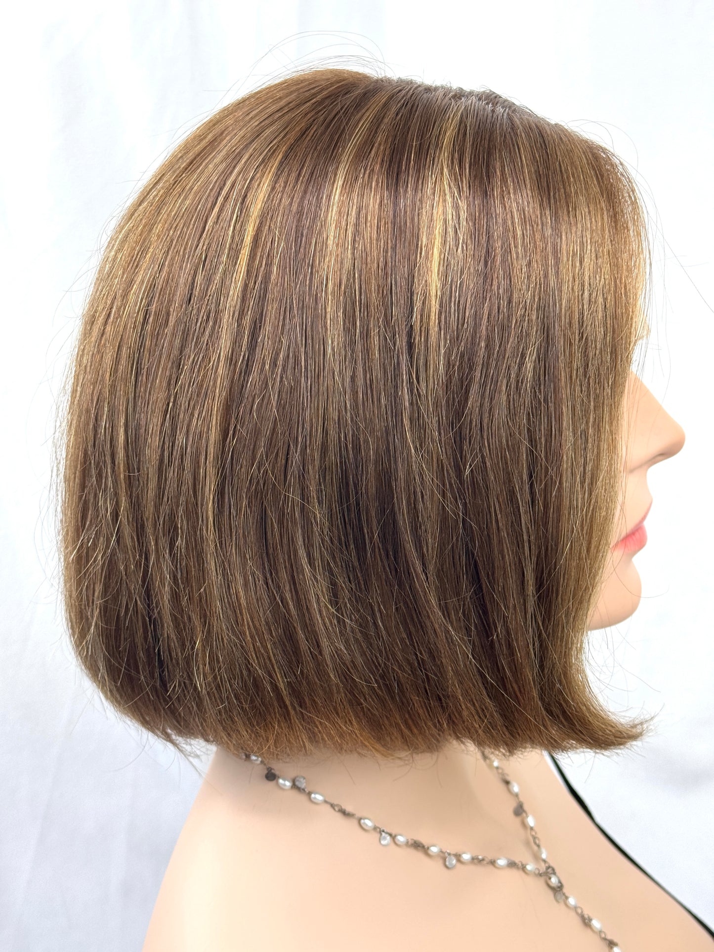 #562 Highest Quality Remy Human Hair, Slavic Texture Lace Top Wig (S) 12“