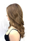 #560 Highest quality Remy Human Hair extra thin french drawn silk top with lace front (M)19”