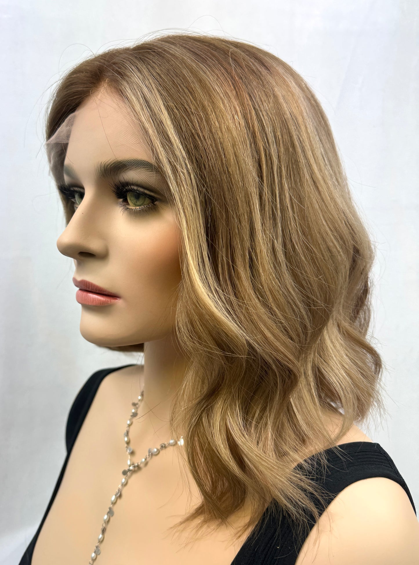 #325 Highest Quality Remy Human Hair Lace Top Wig (M)15/16”