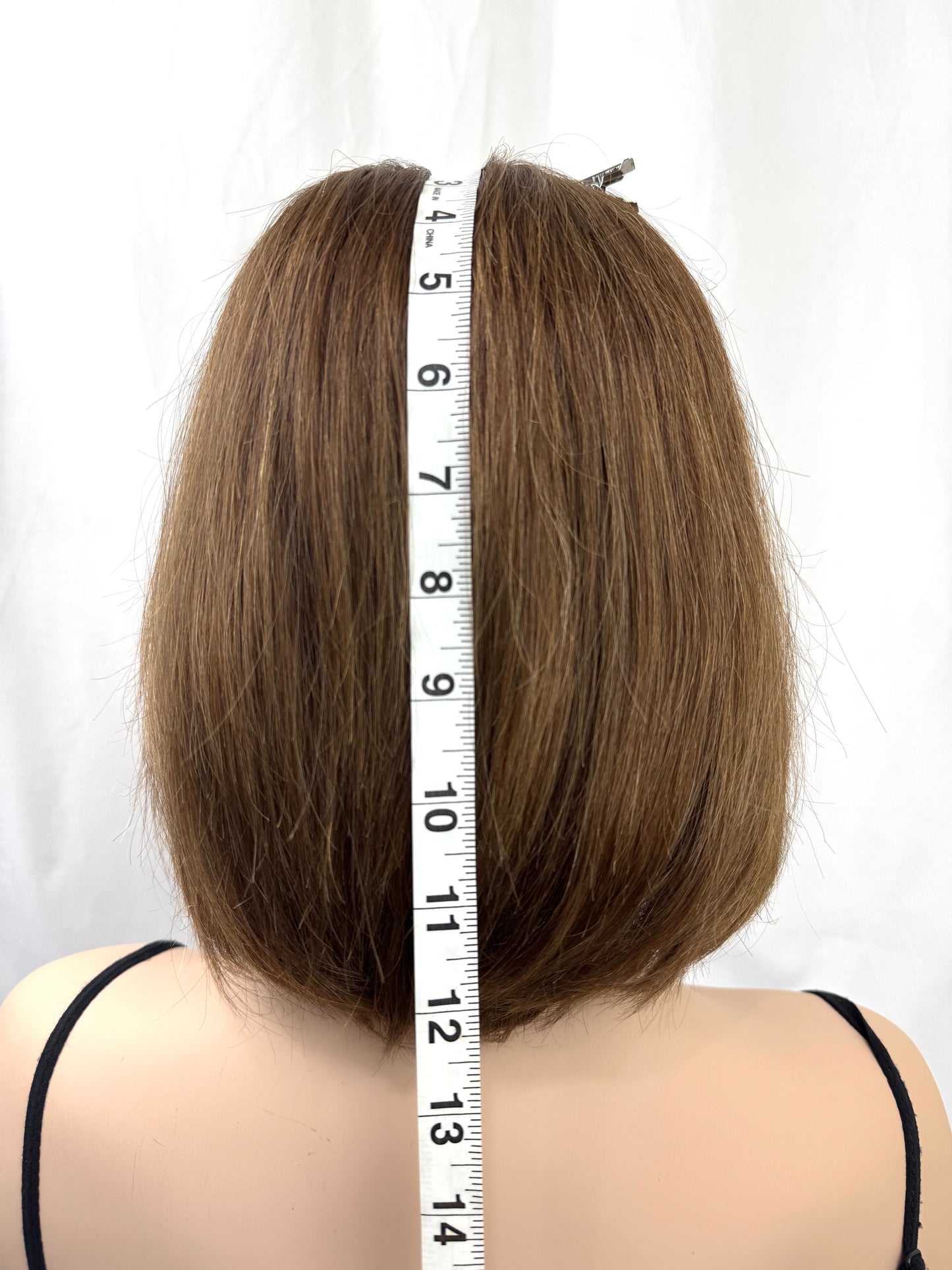 #562 Highest Quality Remy Human Hair, Slavic Texture Lace Top Wig (S) 12“