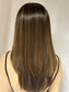 #421 Highest Quality Remy Human Hair Gripper Cap Full Lace Wig (M)23”