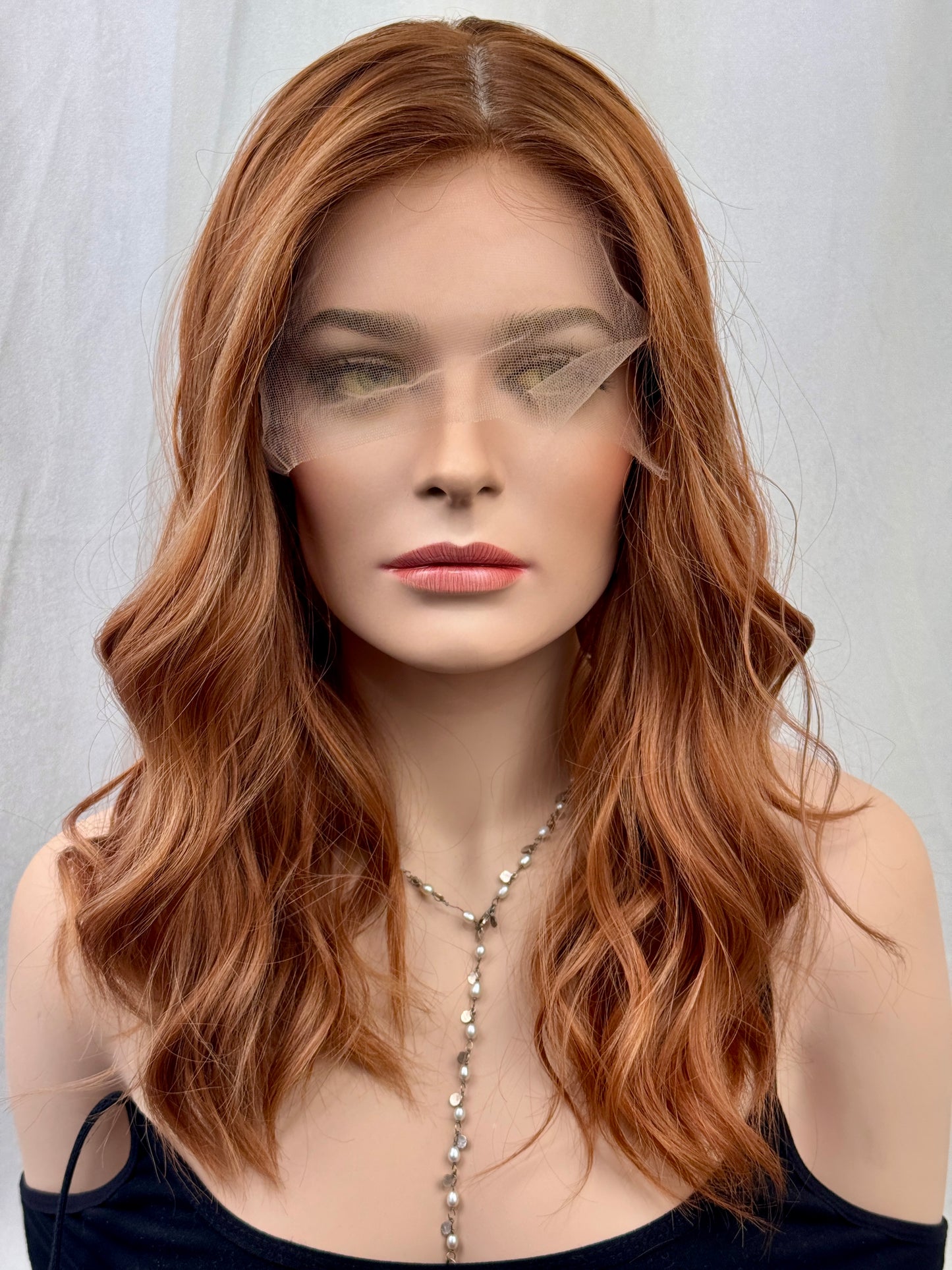 #509 **Reserved for B.M.** Highest Quality Remy Human Hair Medical Cap, Silk Top with Lace Front (S)20"